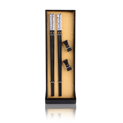Luxury Chopsticks Set. Our chopsticks are luxurious, reusable and safe to use. Packed in a beautiful set, our designs are modern, traditional and elegant. Marble-ous - LuxSticks